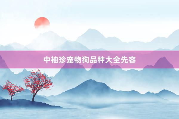 中袖珍宠物狗品种大全先容
